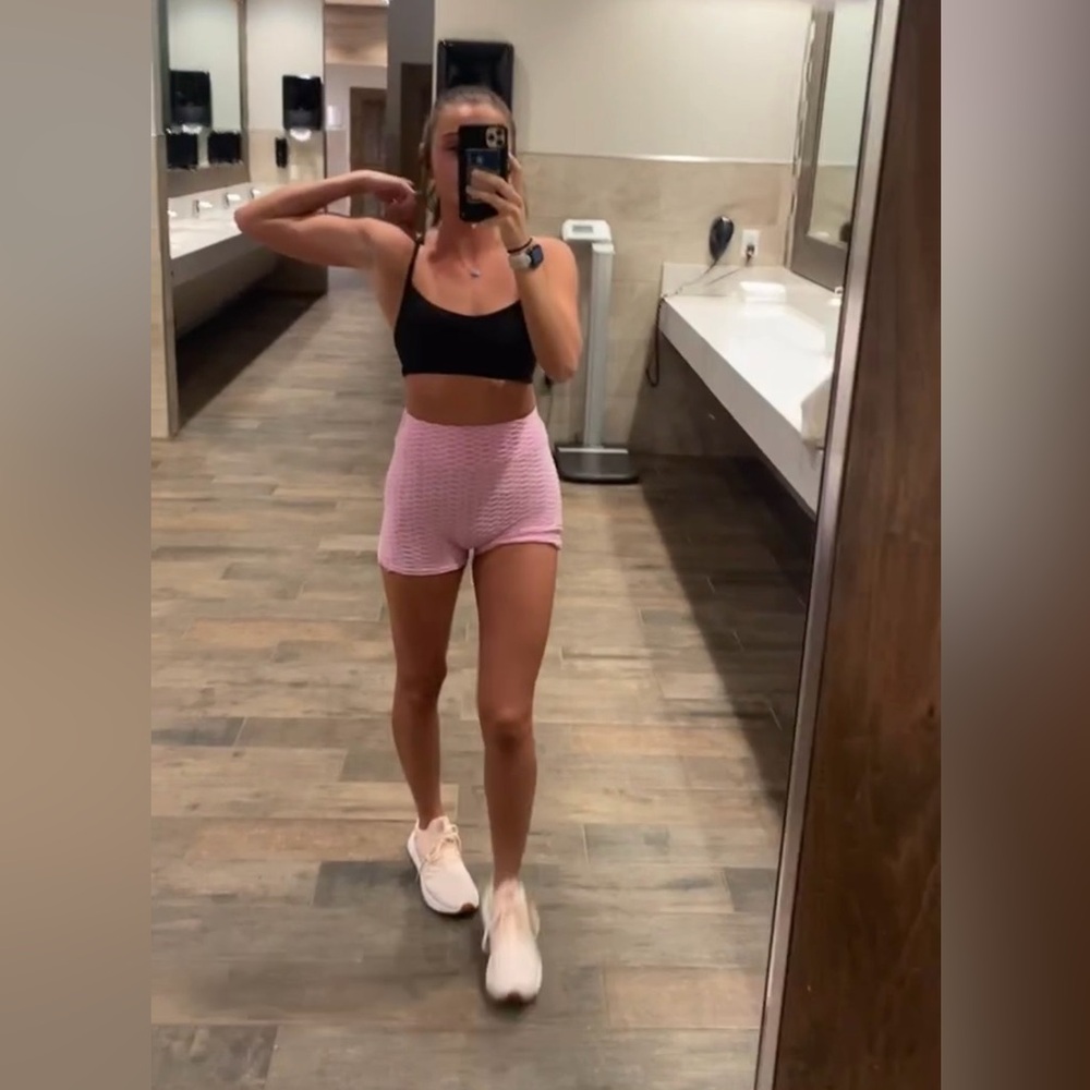 Forever 21 Light Pink Athletic Shorts